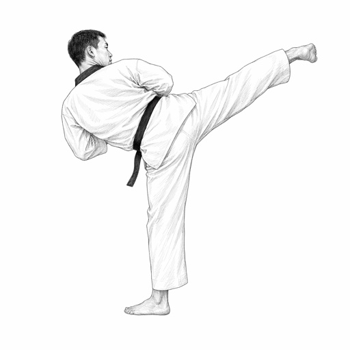 Momdollyeo yeop chagi